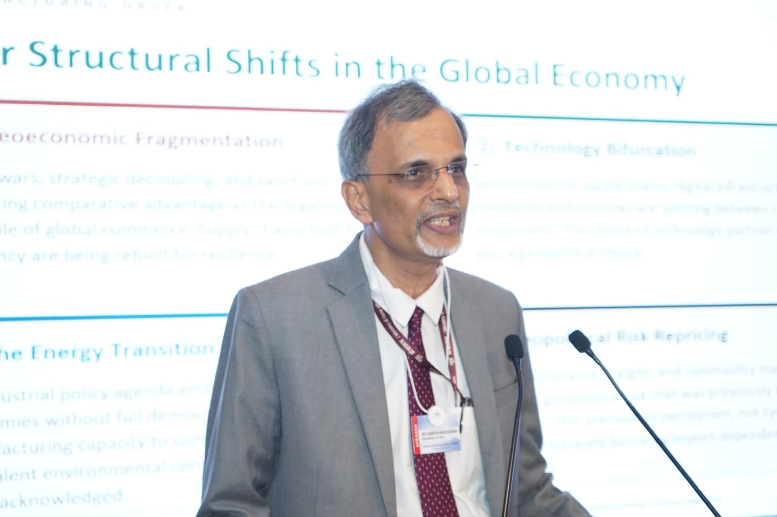 Dr V Anantha Nageswaran, Chief Economic Advisor, Government of India (Photo credit/FollowCII)