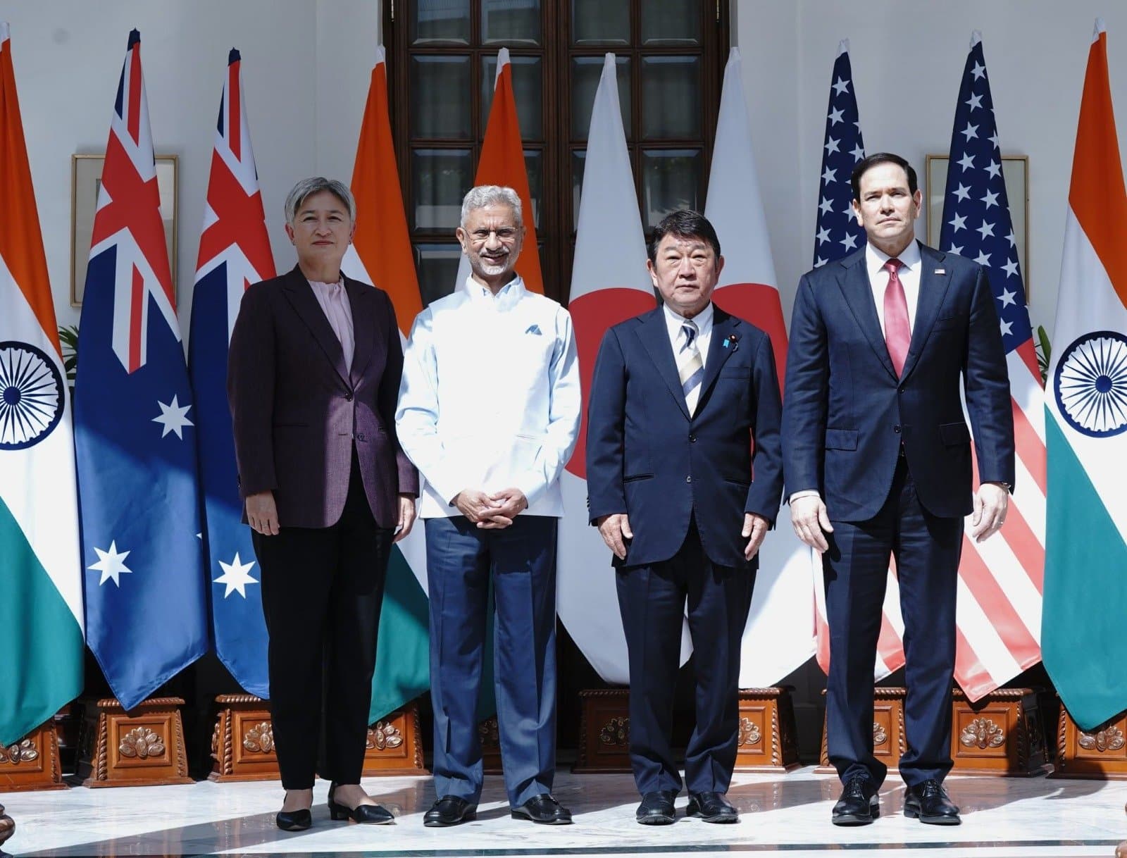 Quad partners — India, the United States, Japan and Australia (File photo/SJaishankar)