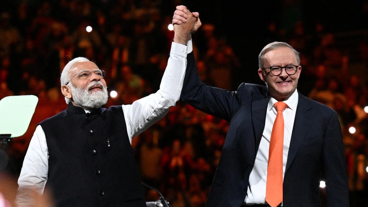 PM Narendra Modi with Australian PM Anthony Albanese (Photo/Official handle)