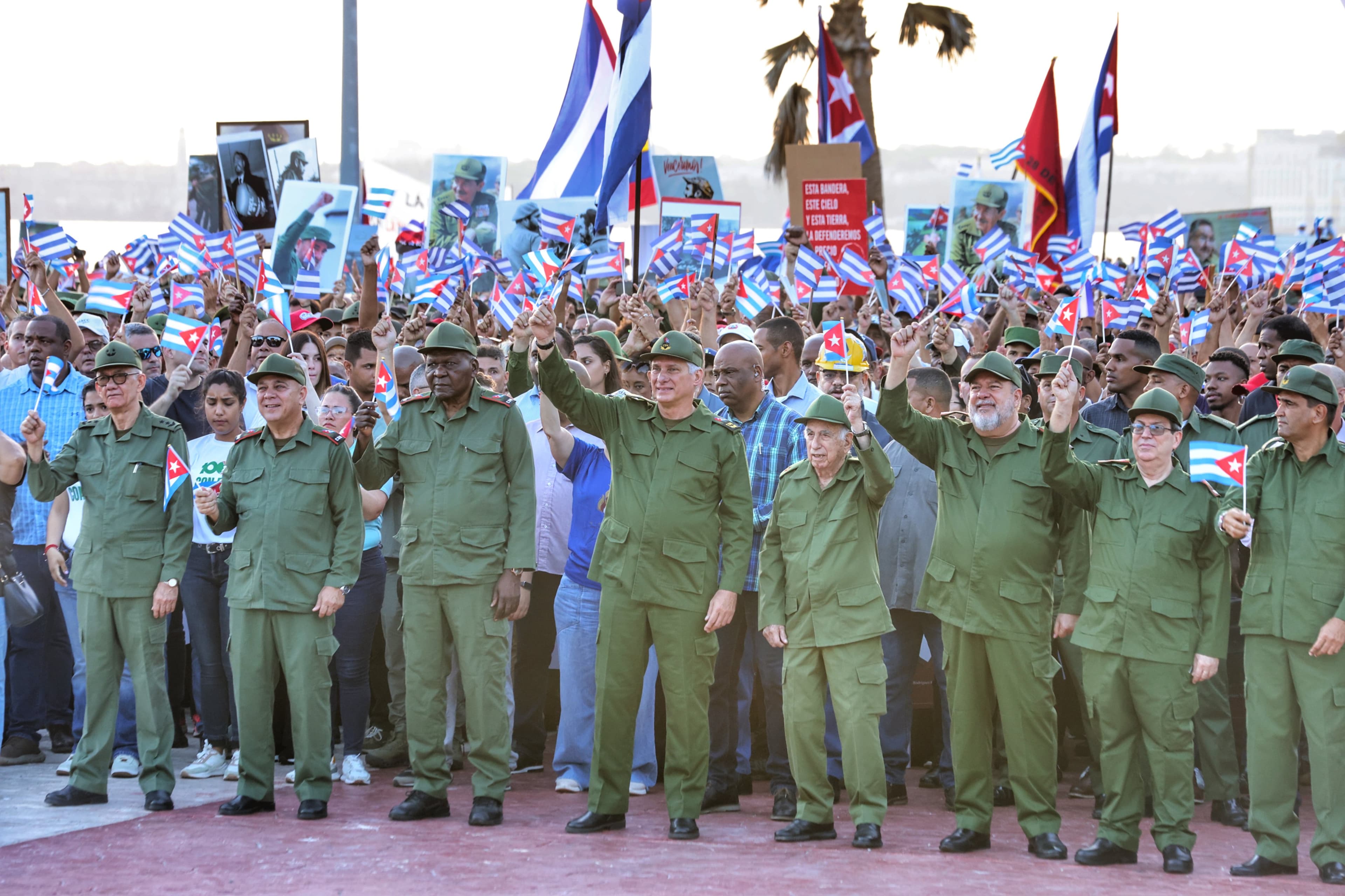 Cuba warns of rising US military threat (Photo credit:@DiazCanelB)